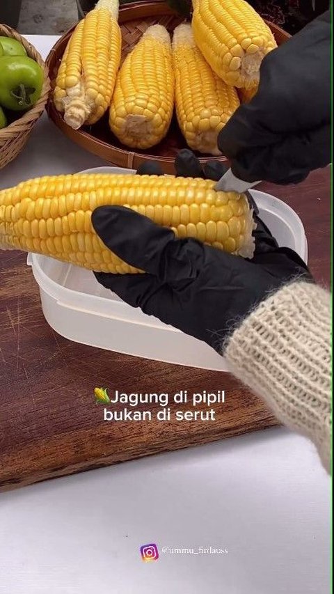 Pipil Jagung Terlebih Dahulu