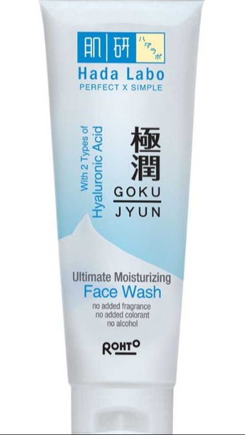 4. Hada Labo Gokujyun Ultimate Moisturizing Face Wash