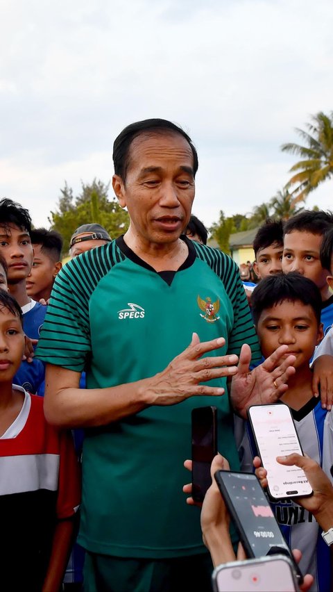 Presiden Jokowi Doakan Timnas U-23 Cetak Banyak Gol ke Gawang Yordania