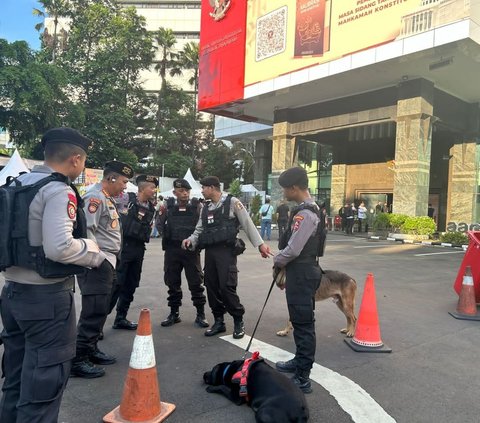 Polri Kerahkan Anjing Pelacak Amankan Sidang Putusan Gugatan Hasil Pilpres 2024 di MK