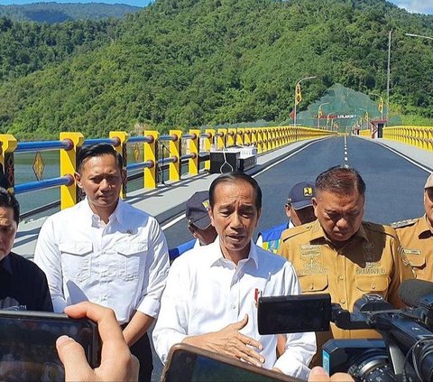 Habiskan Rp161 Miliar, Jokowi Resmikan 46 Kilometer Jalan Daerah di Gorontalo