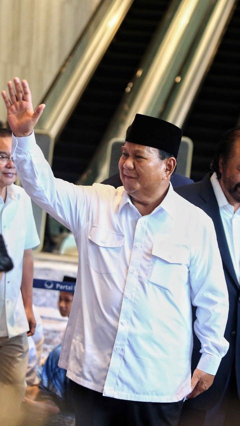 Senyum Semringah Prabowo Subianto Setelah Menang Sengketa Pilpres di MK