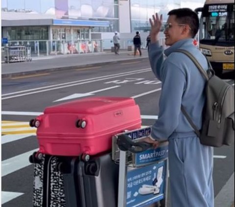 Funny Content Rezky Aditya Caught by Dispatch When Entering the Korean Airport, Here's the Original Video
