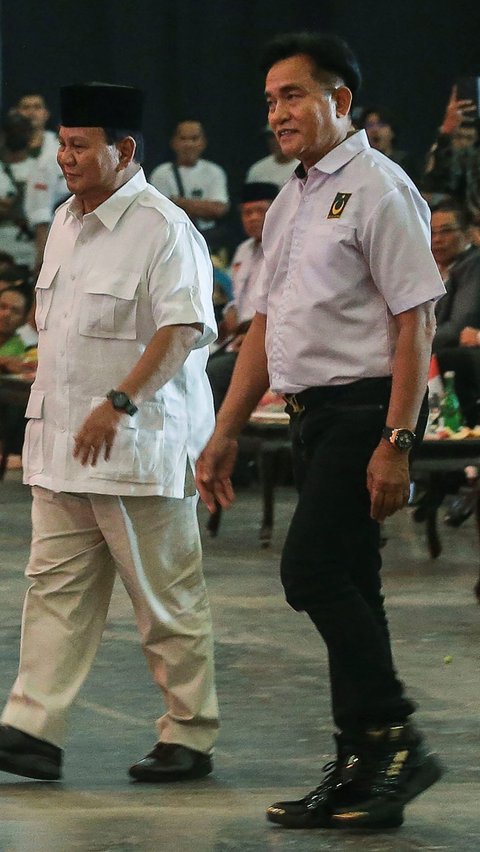 Yusril Temui Prabowo Lapor Hasil Sengketa Pilpres 2024 Malam Ini