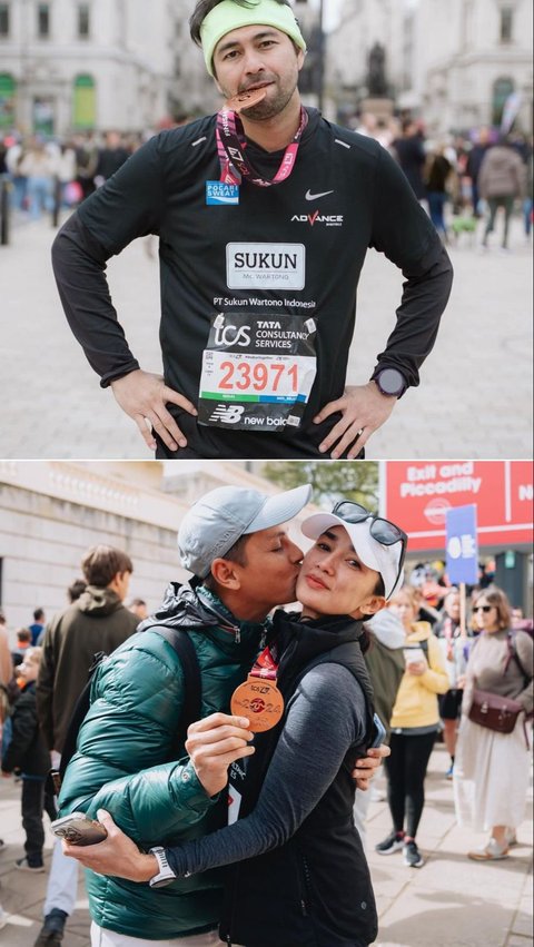 Foto-Foto Selebriti Tanah Air Ikuti Ajang London Marathon 2024, Penampilannya Curi Perhatian