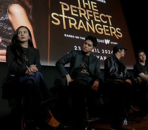 FOTO: Vidio Tayangkan Maxime Bouttier dan Beby Tsabina Beradu Akting di Series The Perfect Stranger