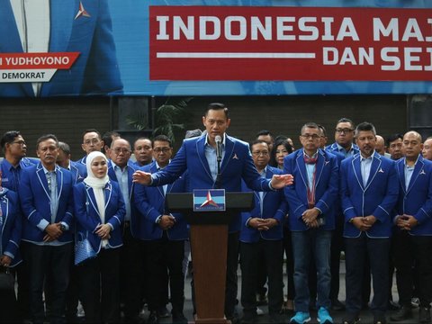 FOTO: Momen AHY Bicara Blak-Blakan Siapkan Orang-Orang Demokrat Terbaik untuk Kabinet Prabowo-Gibran