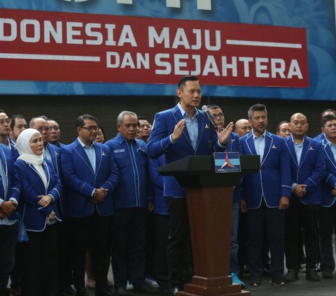 FOTO: Momen AHY Bicara Blak-Blakan Siapkan Orang-Orang Demokrat Terbaik untuk Kabinet Prabowo-Gibran