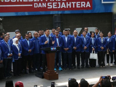 FOTO: Momen AHY Bicara Blak-Blakan Siapkan Orang-Orang Demokrat Terbaik untuk Kabinet Prabowo-Gibran