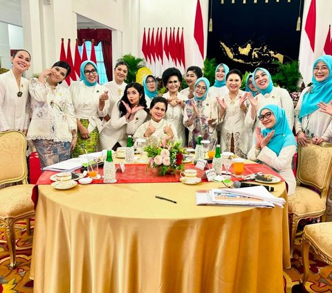8 Potret Cantik Annisa Pohan Kenakan Kebaya saat Hadir di Acara Rapat Tahunan Bersama Ibu Negara dan Para Istri Menteri