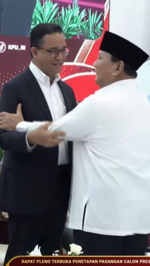 Salam Cinta Prabowo untuk Anies-Muhaimin, Pidato Perdana Presiden Terpilih di KPU