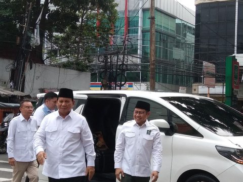 Usai Bertemu Cak Imin, Begini Reaksi Prabowo Ditanya Kapan Temui Megawati