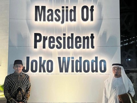 Potret Masjid Presiden Jokowi di Abu Dhabi, Menteri Salat Bareng Imam Salman Asal Kalimantan Barat