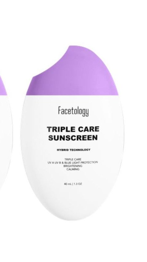 5. Facetology Triple Care Sunscreen<br>