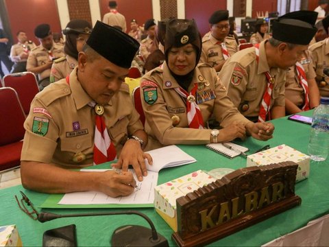 FOTO: Kwarnas Keluarkan Pernyataan Sikap dalam Rakernas 2024 Terkait Pencabutan Pramuka sebagai Ekstrakurikuler Wajib di Sekolah