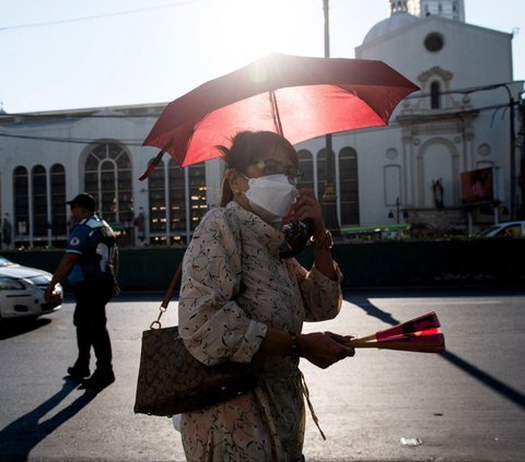 FOTO: Panas Ekstrem 47 Derajat Celcius Serang Filipina, Sekolah-Sekolah Ditutup