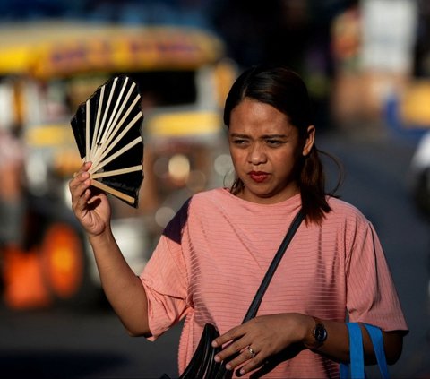 FOTO: Panas Ekstrem 47 Derajat Celcius Serang Filipina, Sekolah-Sekolah Ditutup