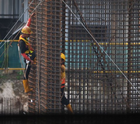 FOTO: Kenaikan Realisasi APBN 2023 Tak Sebanding dengan Serapan Tenaga Kerja di Sektor Konstruksi