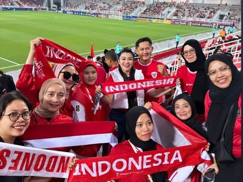 Nonton Langsung di Qatar, Momen Fitri Carlina Nangis Timnas Lolos Semifinal Piala Asia