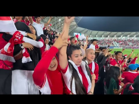 Nonton Langsung di Qatar, Momen Fitri Carlina Nangis Timnas Lolos Semifinal Piala Asia