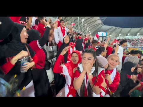 Nonton Langsung di Qatar, Momen Fitri Carlina Nangis Timnas Lolos Semifinal Piala Asia