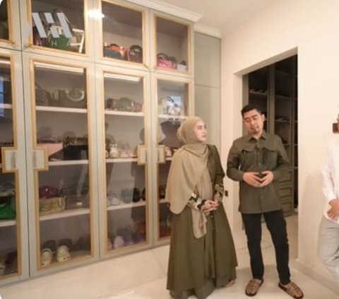 Labeled as Ustaz's Wife Hedon! 8 Luxurious Comparisons of Walk-in Closets between Kartika Putri and April Jasmine, Feels Like Entering a Hermes Boutique