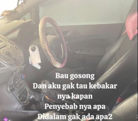 Syok, Wanita ini Terkejut Lihat Bagian Dalam Mobilnya Tiba-Tiba Hangus Penuh Asap Penyebabnya Jadi Pertanyaan 'Ada-Ada Saja Hidup'