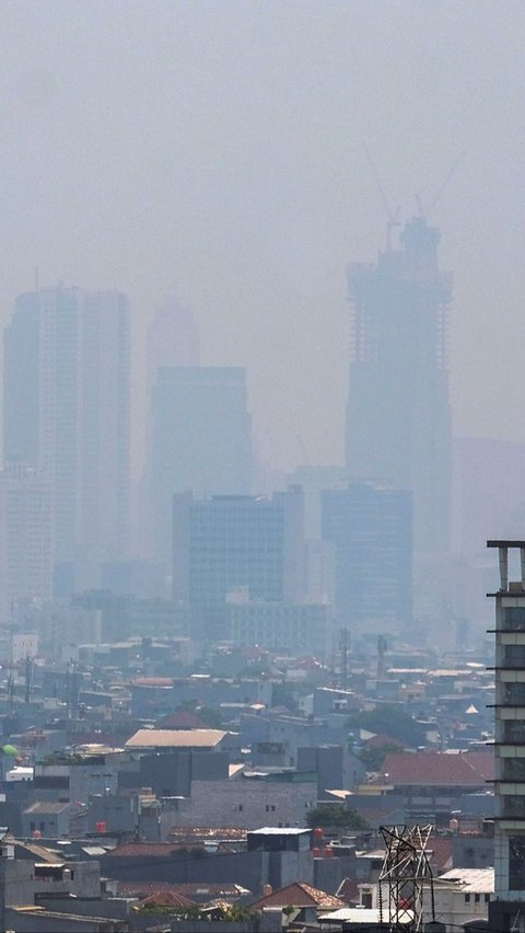 Kualitas Udara di Jakarta Urutan ke-10 Terburuk di Dunia Pagi Ini