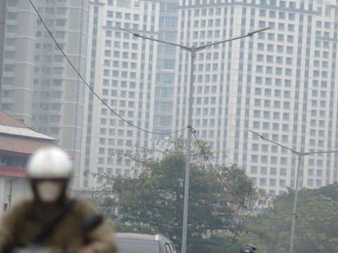 Kualitas Udara di Jakarta Urutan ke-10 Terburuk di Dunia Pagi Ini