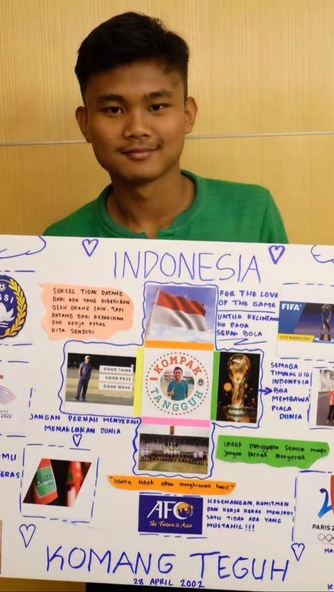 Three players from the Indonesian U-23 national team apparently wrote down their dreams of competing in the 2024 Paris Olympics six years ago, and now it is almost becoming a reality.