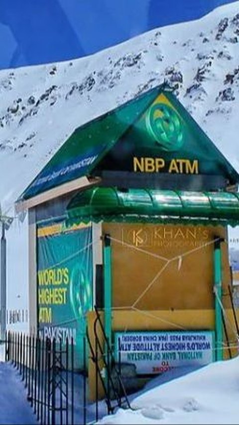 Inilah ATM Tertinggi di Dunia, Terletak di Puncak Gunung Setinggi 4.693 Meter
