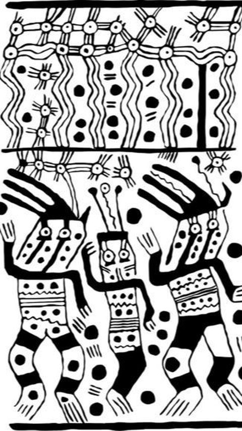 Garis-garis bergelombang pada pahatan batu sangat mirip dengan karya seni yang dibuat pada tahun 1970-an oleh masyarakat Tucano yang berasal dari suku tersebut.