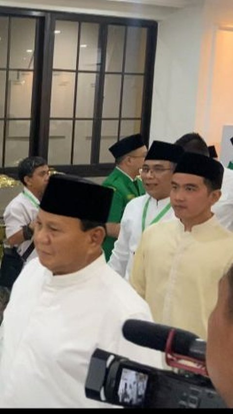 Prabowo-Gibran Tiba di Acara Halalbihalal, Disambut Langsung Ketua PBNU