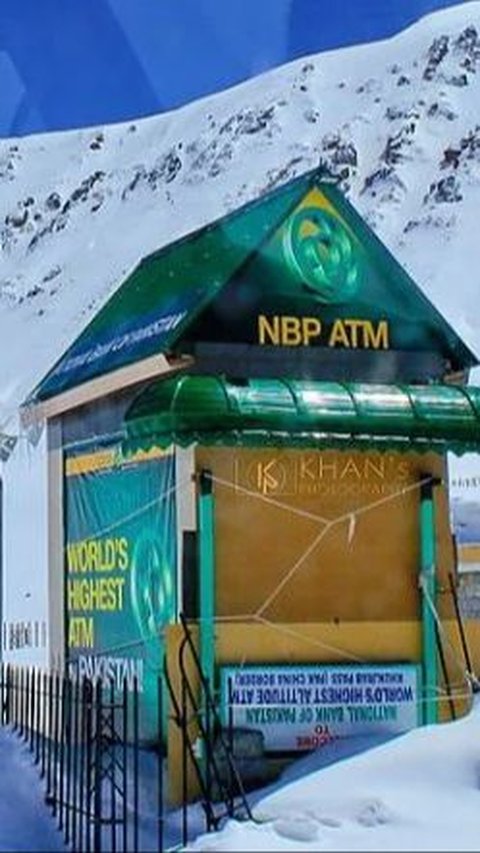 The Highest ATM in the World, Its Location is at the Peak of a Mountain with a Height of 4,693 Meters