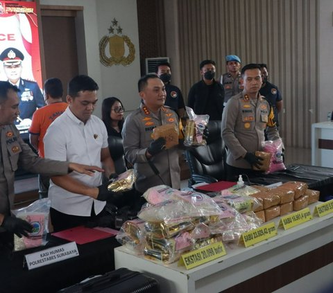 Polisi Berhasil Meringkus Sindikat Narkoba Antara Pulau, 40 Kg Sabu & 26.019 Ekstasi Disita