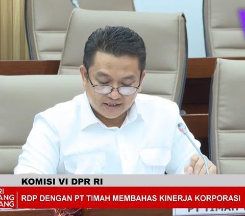 Timah Boss Reveals Company's Revenue in Front of DPR Members