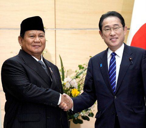 FOTO: Momen Akrab Prabowo Subianto Saat Bertemu dengan Perdana Menteri Jepang Fumio Kishida dan Menhan Minoru Kihara di Tokyo