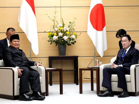 FOTO: Momen Akrab Prabowo Subianto Saat Bertemu dengan Perdana Menteri Jepang Fumio Kishida dan Menhan Minoru Kihara di Tokyo
