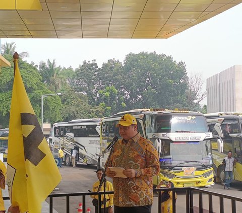 Lepas Pemudik Lebaran 2024, Airlangga: Karena Telah Bantu Naikkan Suara Golkar