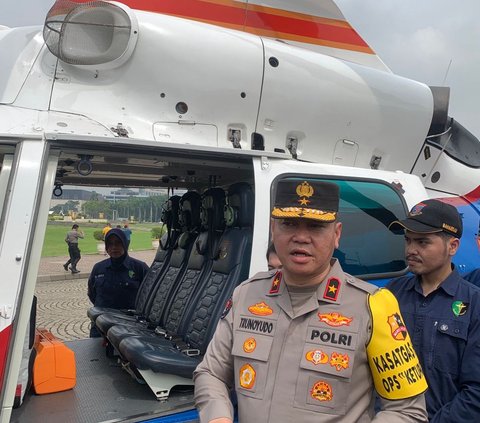 Penampakan Helikopter Ambulans Polri untuk Mudik Lebaran 2024, Siap Evakuasi Pemudik saat Kondisi Darurat