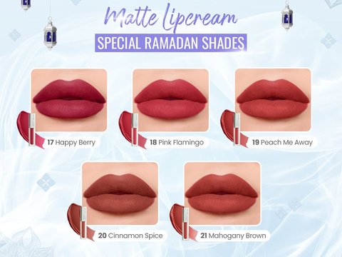 BARU ! AZZURA Matte Lip Cream Edisi Ramadhan, Bibir Stunning dalam Satu Usapan