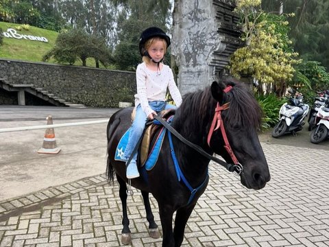 Momen Keseruan Marissa Nasution dan Keluarga Liburan ke Bromo, Potret Allie dan Ollie Gemesin Banget!