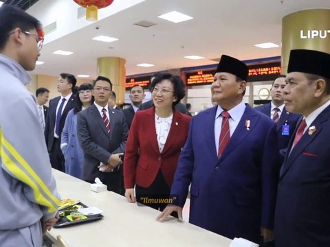 Visit to Schools in China, Prabowo Subianto Inspects Free Lunch Program