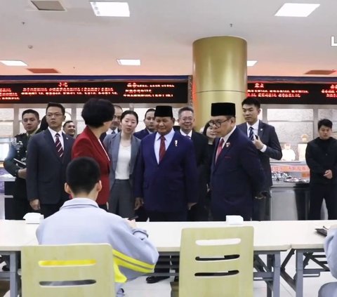 Visit to Schools in China, Prabowo Subianto Inspects Free Lunch Program