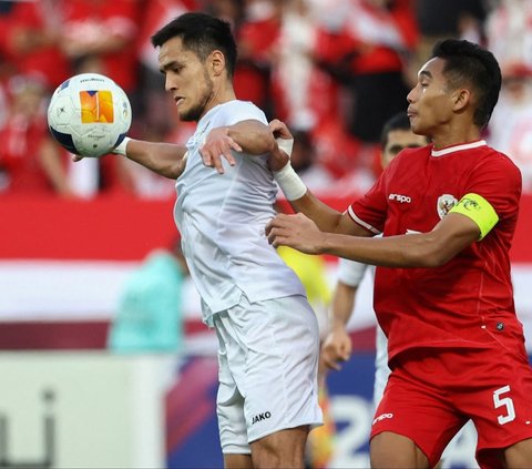 FOTO:  Momen Timnas Indonesia U-23 Gagal ke Final Piala Asia 2024 Usai Dibantai Uzbekistan 0-2