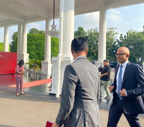CEO Microsoft Satya Nadella Temui Jokowi di Istana, Bahas Apa?