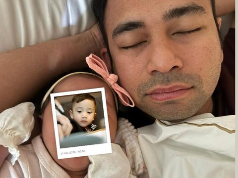 Potret Raffi Ahmad Tidur Sama Lily, Wajah Sang Bayi Masih Dirahasiakan Bikin Penasaran