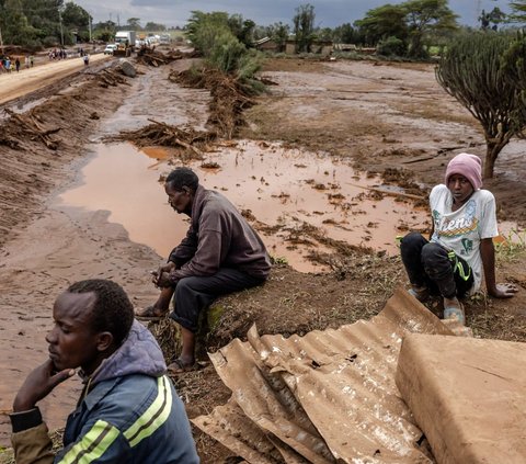 FOTO: Horornya Banjir Bandang Maut Terjang Kenya, 45 Orang Tewas
