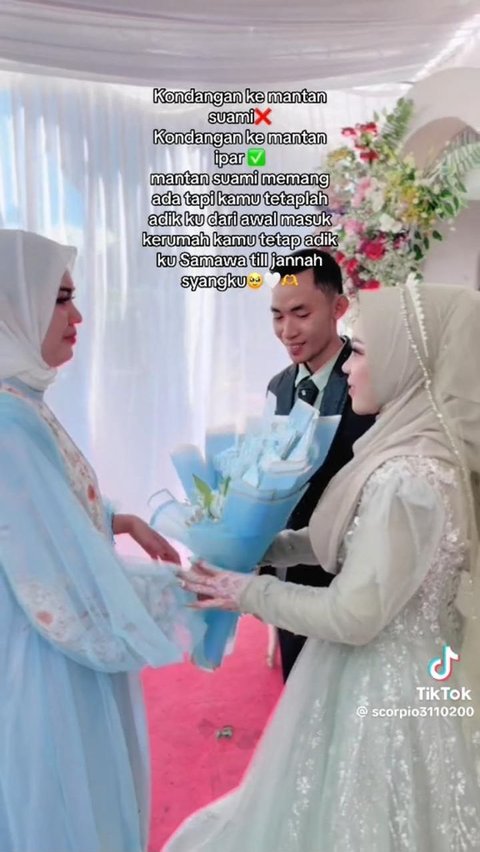 Aksi Wanita Hadiri Nikahan Mantan Adik Iparnya Ini Viral, Curi Perhatian