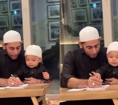 8 Portraits of Baby Izz, Nikita Willy's Child, Learning Quran, Taught Directly from Arab
